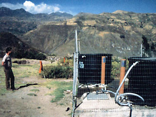 a Potapak installation in Peru